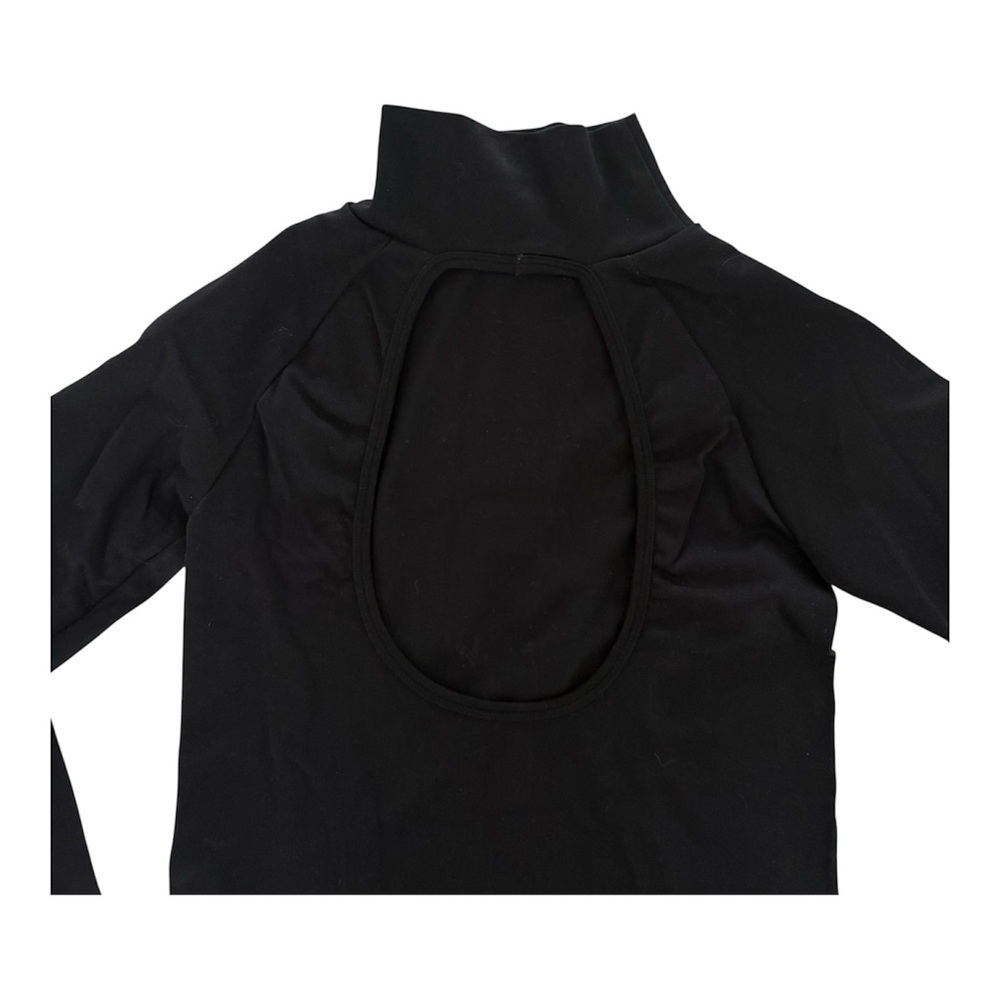 NWOT Intimately Free People Open Back Layering Turtleneck in Black. Size M/L - Picture 4 of 5